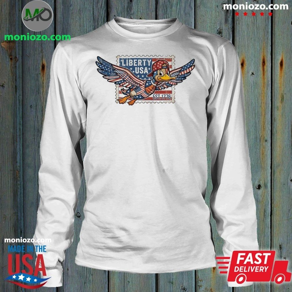 Original Mallard Duck 4th Of July Duck Liberty USA Shirt Unisex