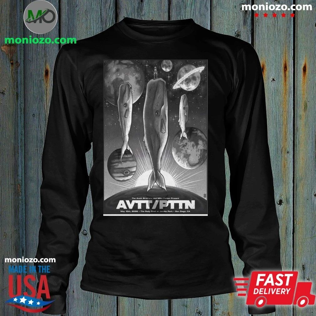 The Avett Brothers With Mike Patton May 10 2026 San Diego CA Poster Shirt Unisex