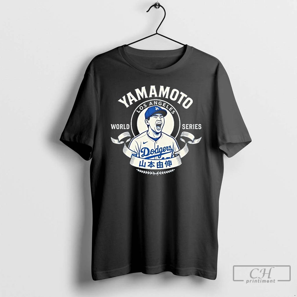 Premium Yamamoto Los Angeles Dodgers T Shirts Unisex