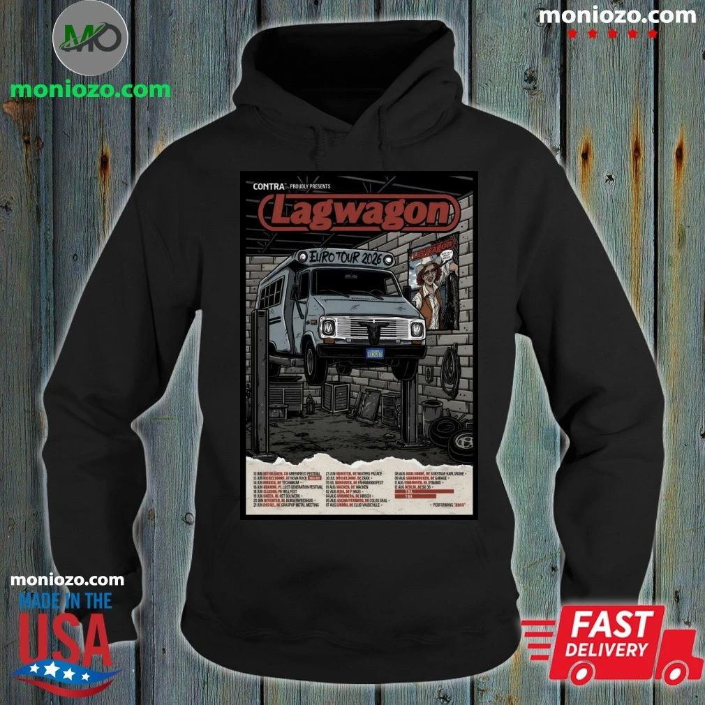 Original Lagwagon EU 2026 Tour Poster Shirt Unisex