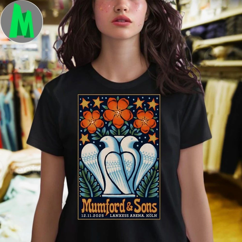 Mumford And Sons Cologne Germany November 12 2025 Poster Shirt Unisex