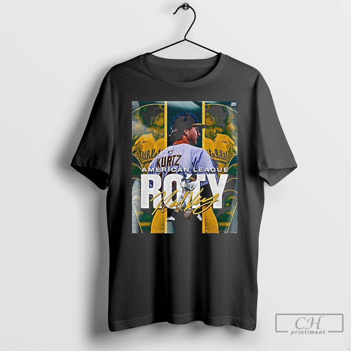 Premium Nick Kurtz Oakland Athletics Is The American League Rookie Of The Year Signature Unisex
