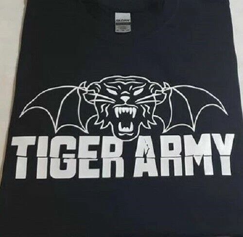 Tiger Army Punk rock hardcore thrash band T shirt tee music band bat Unisex