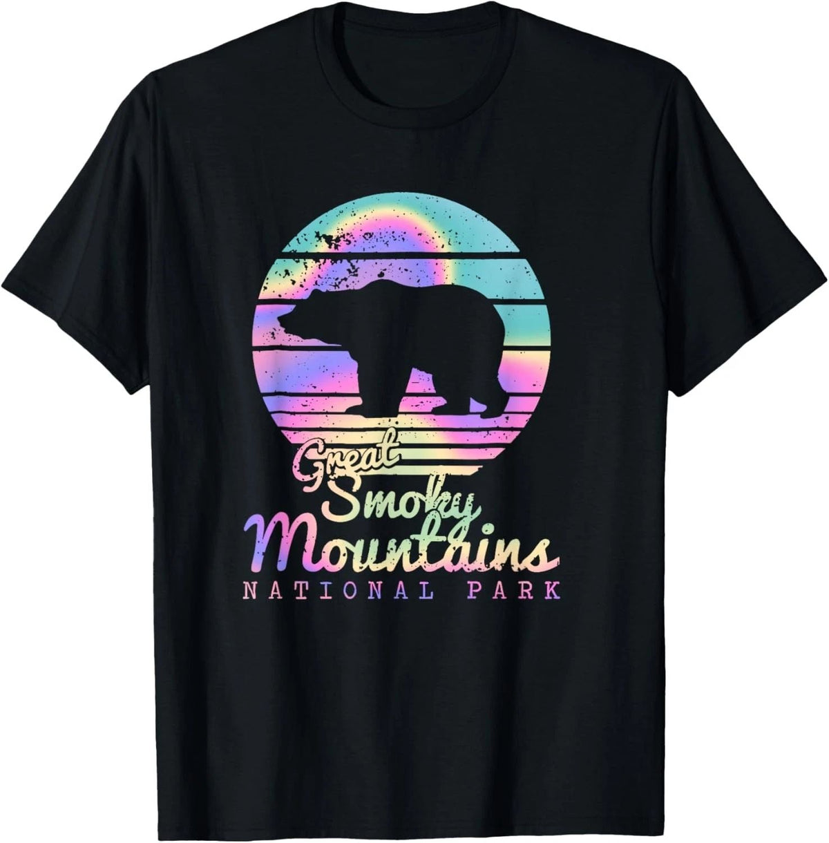 Retro Great Smoky Mountains National Park TN Bear Unisex