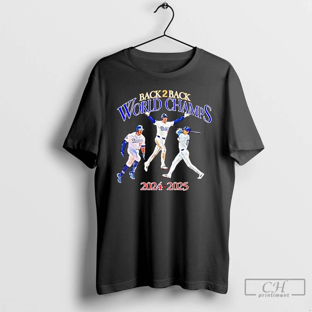 Premium La Back 2 Back World Champs 2024 2025 T Shirts Unisex
