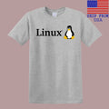 Linux System Computer Gaming Men's Grey Size S-5XL Unisex