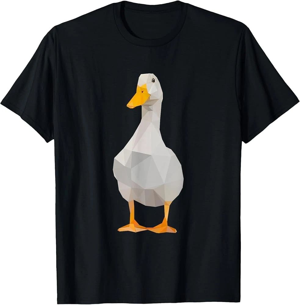 Cute Polygonal Duck Lover Farm Duck Unisex
