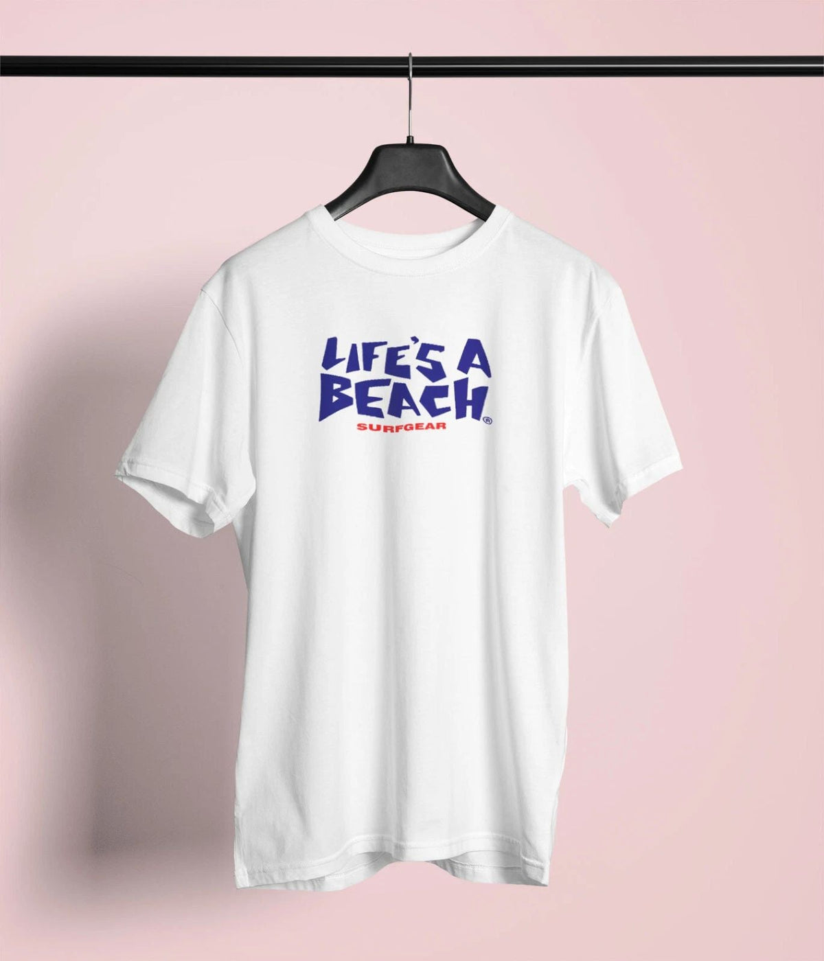 #Lifes a Beach Surf Gear 80s 90s Skateboard Skatef Size Usa Cotton Unisex