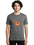 Dragon-In-Flower-1 Mens Graphic Tee, 100% Cotton, Casual Summer Wear Unisex