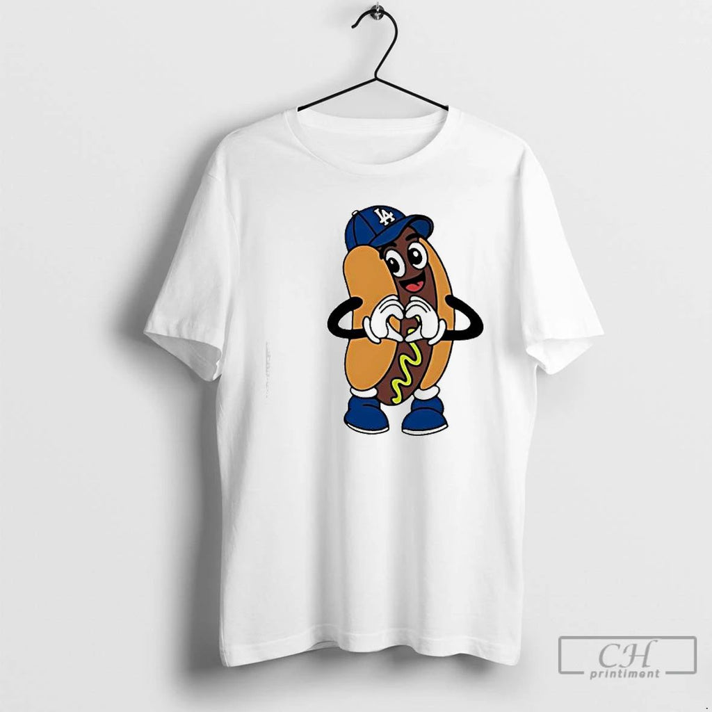 Premium Dodger Dog Hot Dog The Los Angeles Dodgers T Shirts Unisex