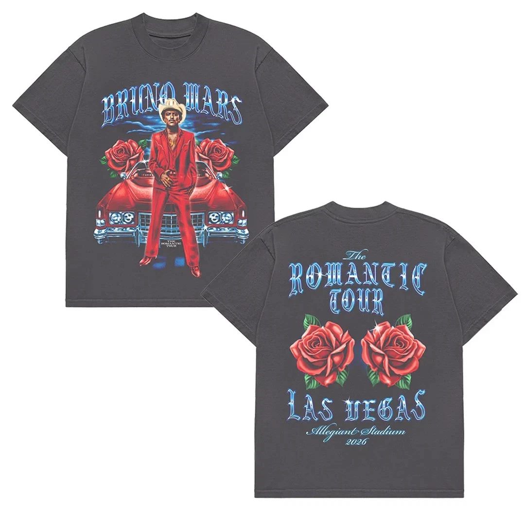 HOT - Bruno Mar 2026 Las Vegas The Romantic Tour Unisex Unisex