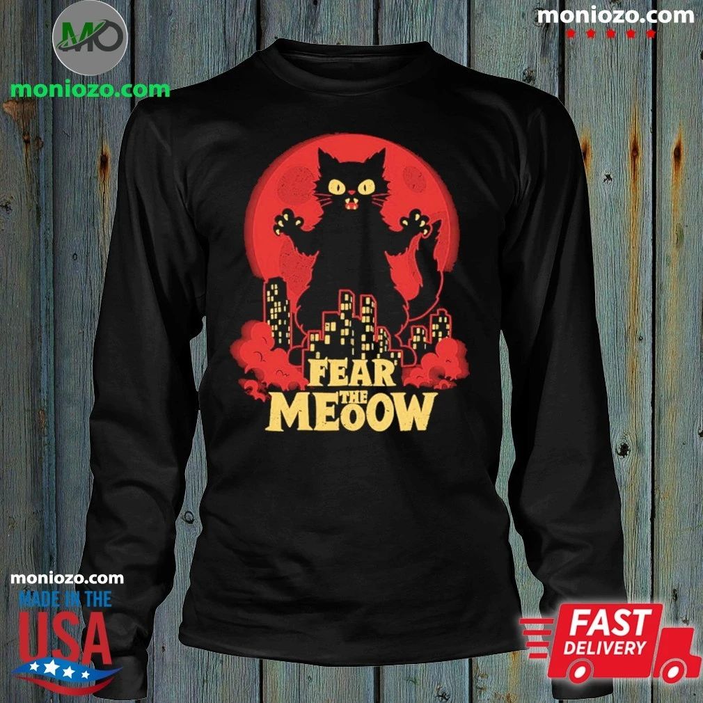 Fear the Meoow Black Shirt Unisex