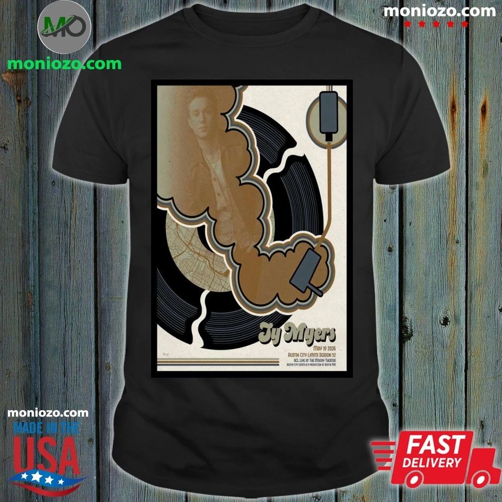 Original Ty Myers May 19, 2026 Austin City Limits Season 52 Poster Shirt Unisex