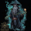 Fantasy Wizard Warlock Skull Mens 100% Cotton Unisex