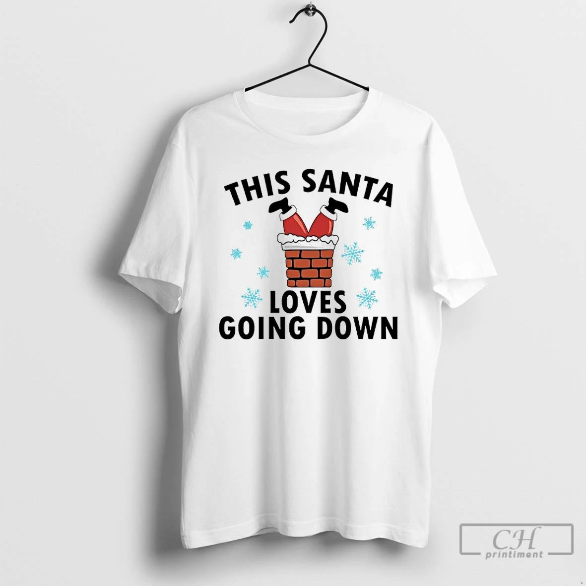 Classic This Santa Loves Going Down T Shirts Unisex