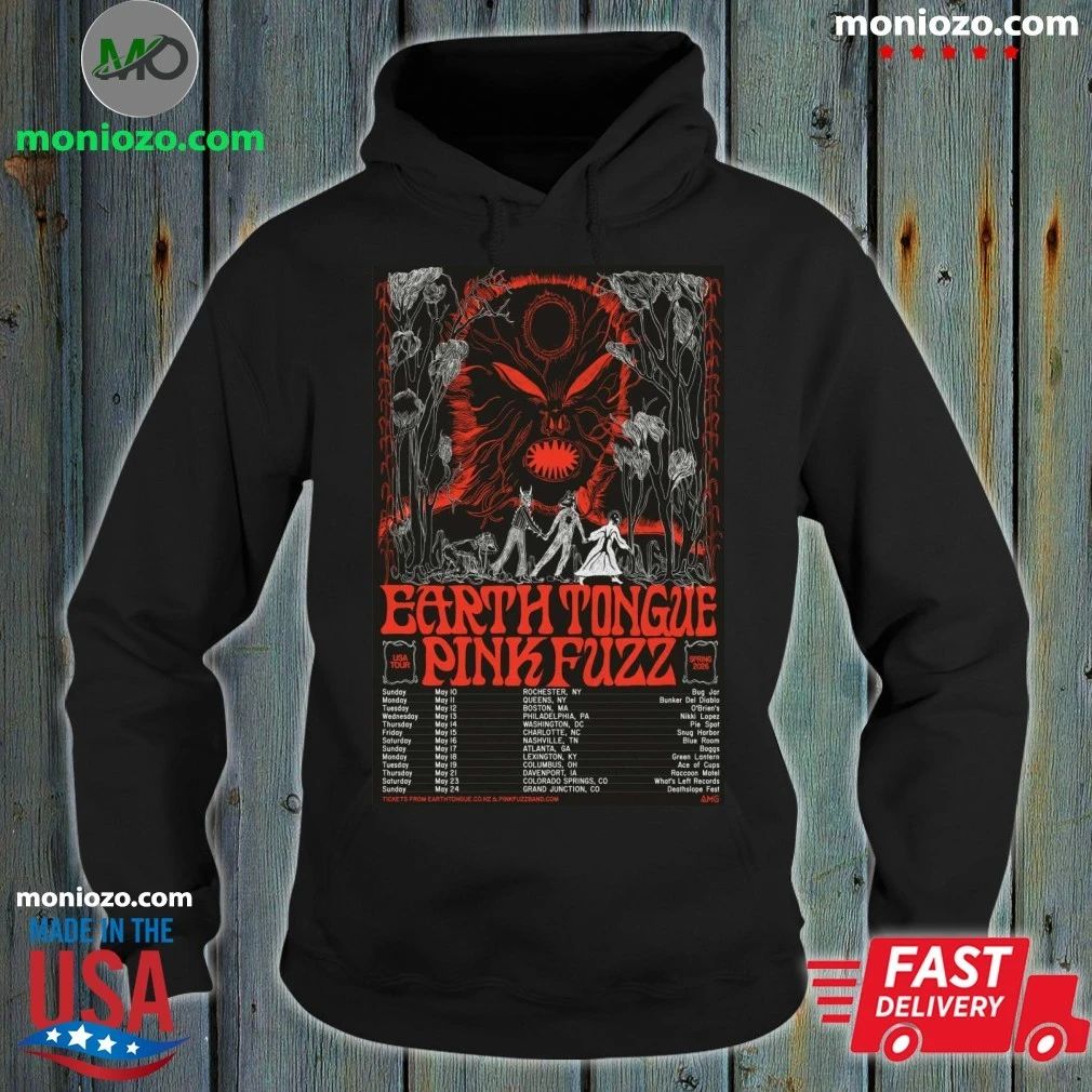 Earth Tongue USA Tour 2026 Poster Shirt Unisex