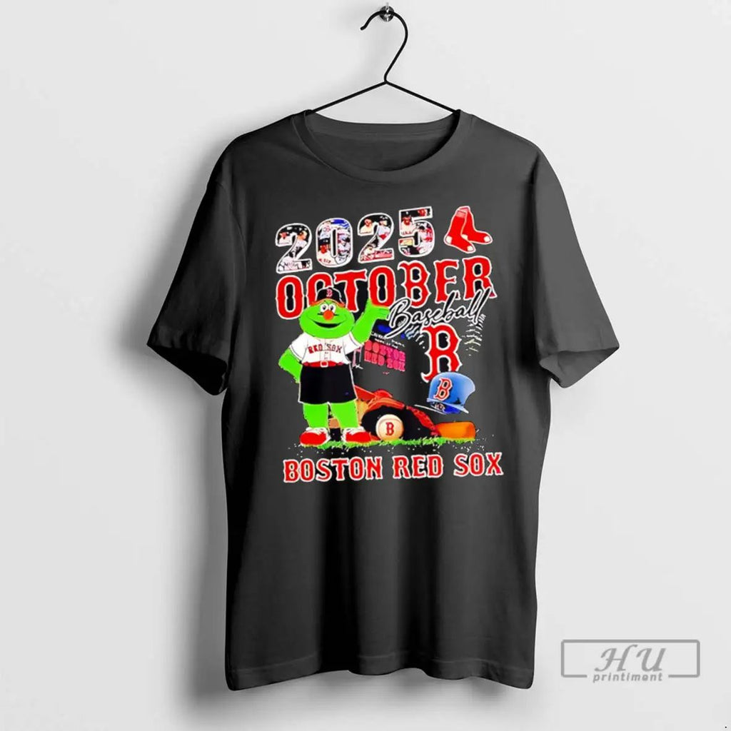Officials October Baseball Boston Red Sox Mascot 2025 T Shirts Unisex