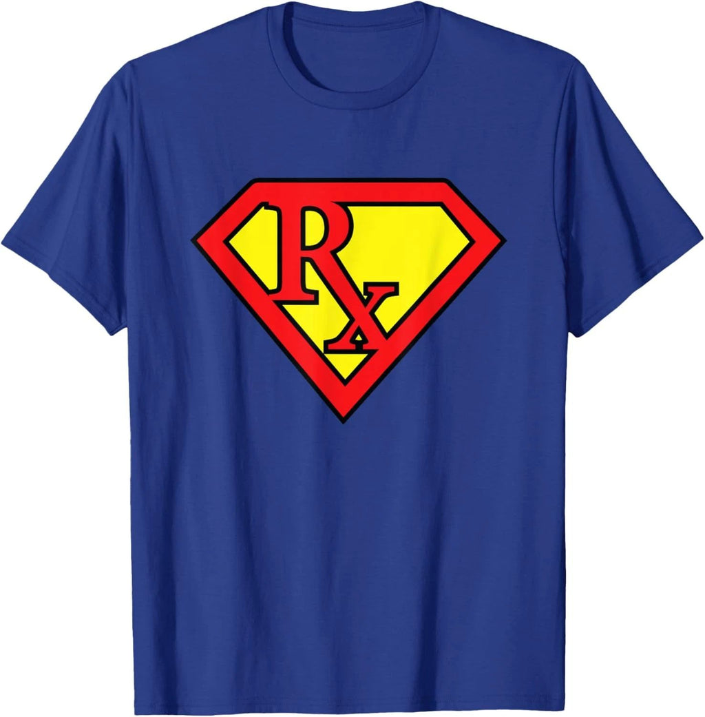 Rx Superhero Pharmacist Pharma Tech Funny Appreciation Gift Unisex