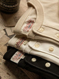 100% cotton Henry collar short sleeved Amikage American retro simple Unisex