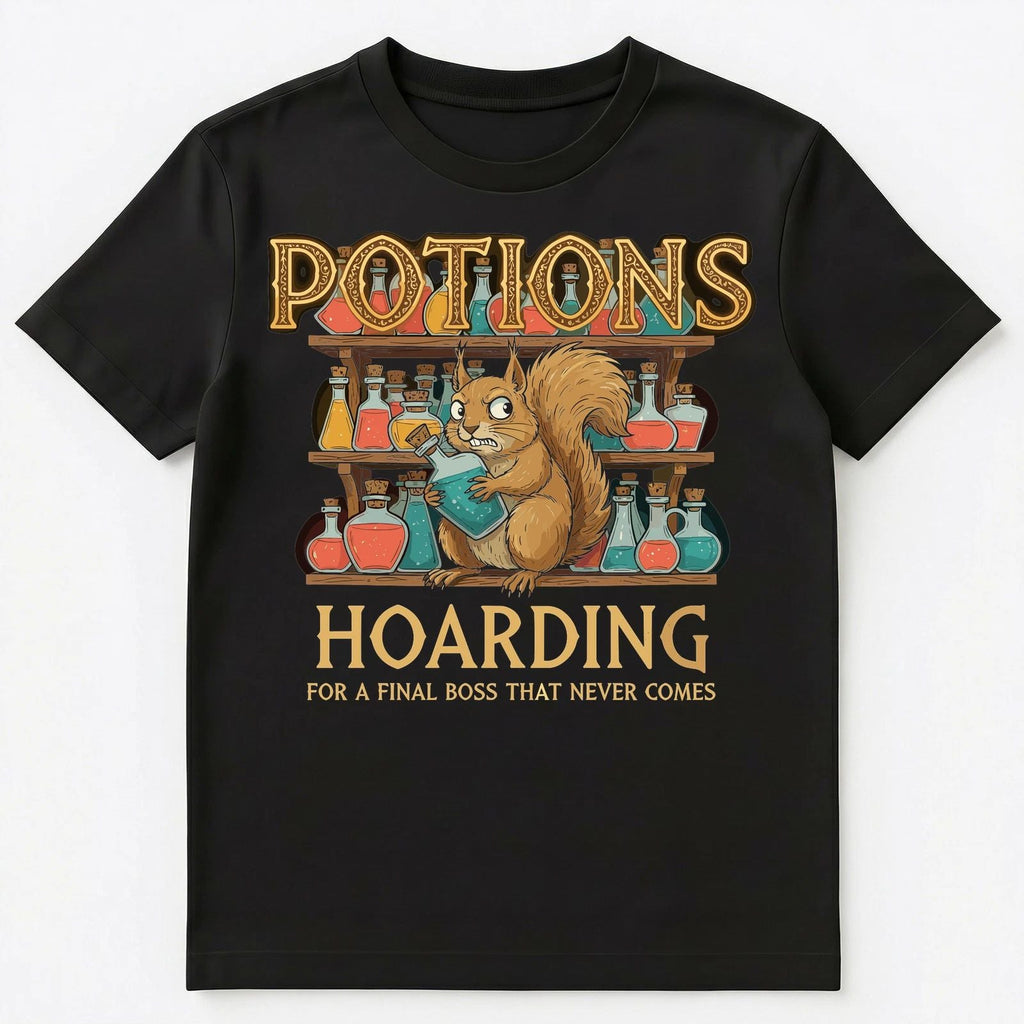 Rpg Gamer Potion Hoarding Fantasy Gaming Unisex Unisex