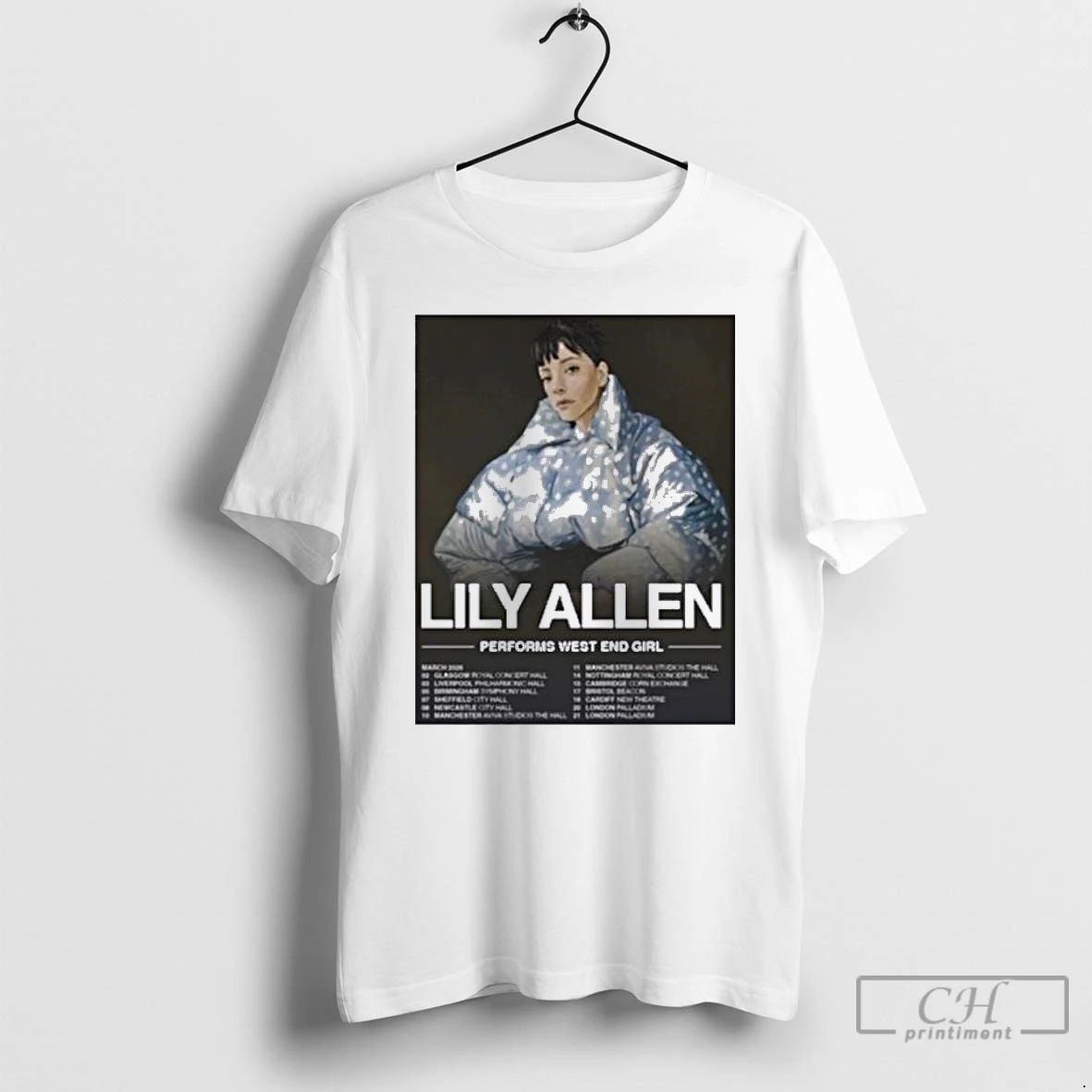 Premium Lily Allen West End Girl Tour 2026 T Shirts Unisex