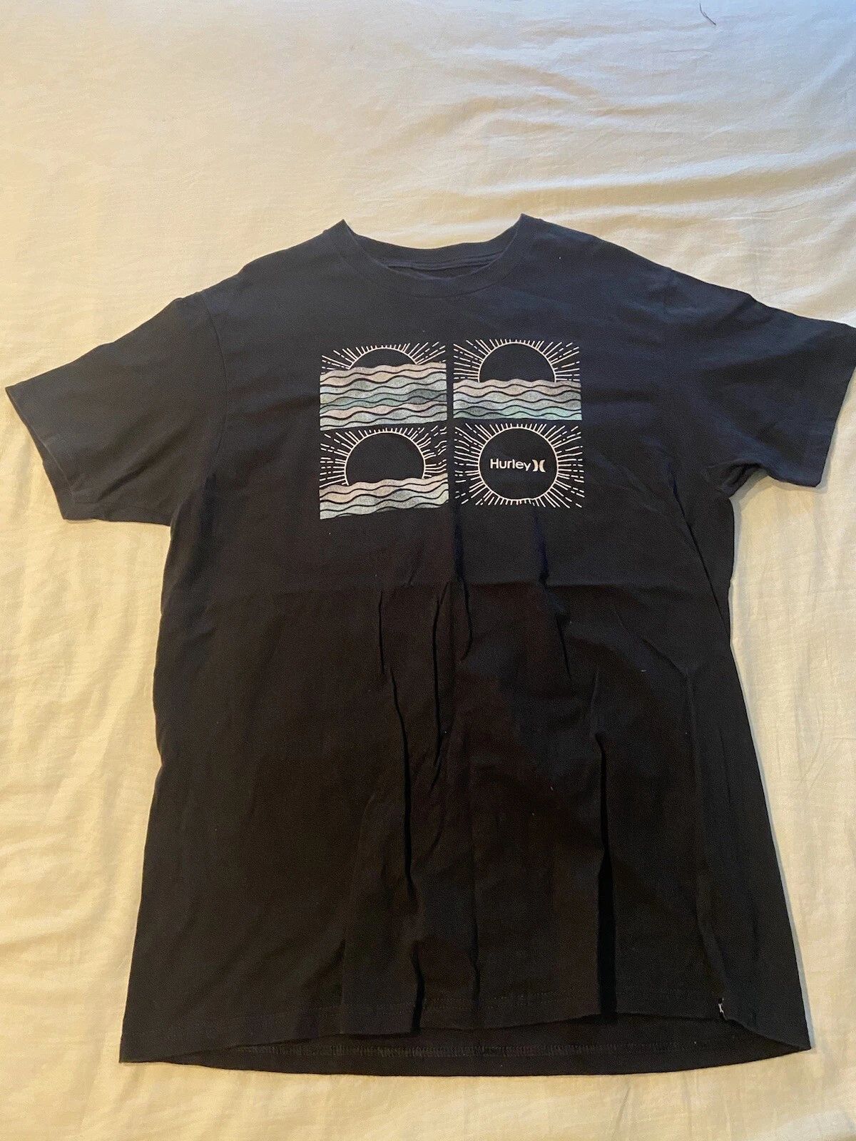 Hurley Brand Surfing Company Size Large Black Unisex