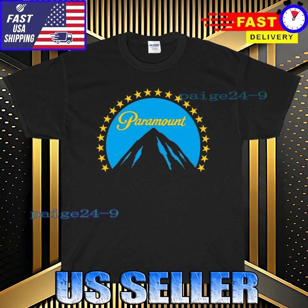 NEW SHIRT PARAMOUNT LOGO FUNNY AMERICAN USA UNISEX TEE SIZE S-5XL Unisex