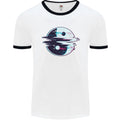 Yin Yang Glitch Yoga Meditation SCI-FI MMA Mens Ringer Unisex