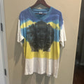 Vintage 1991 Earl Horton AOP art tee - double sided - signed, thrashed/ repaired Unisex