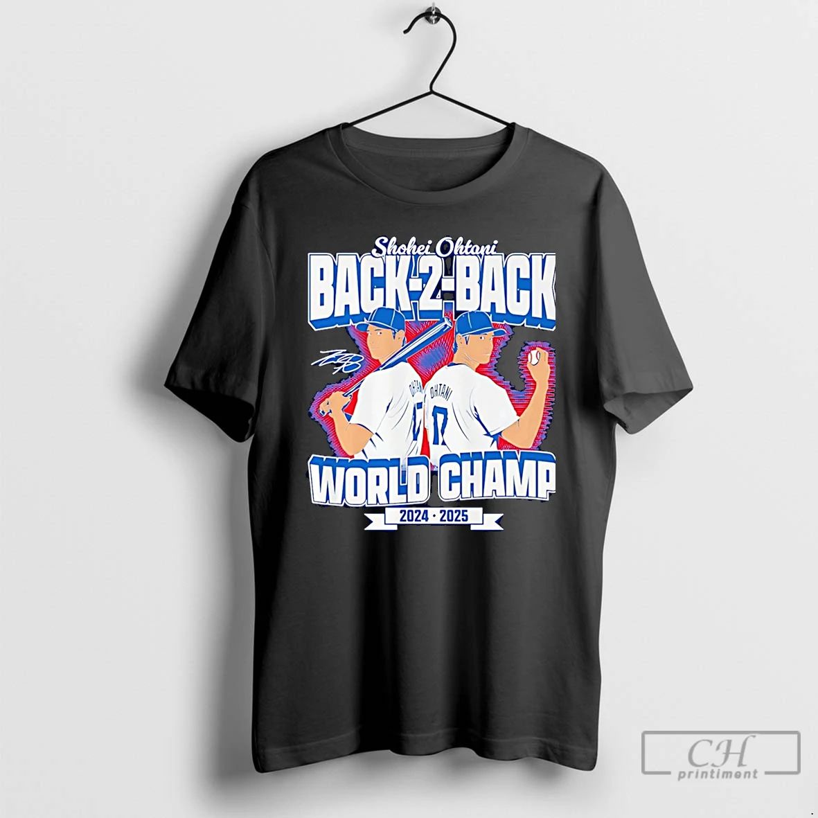 Classic Shohei Ohtani 2024 2025 Back To Back World Champs Christmas T Shirts Unisex