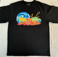 Asly Graphic T Shirt Men's Large Short Sleeve Black Malaysia Graphic Tee, Trendy Unisex