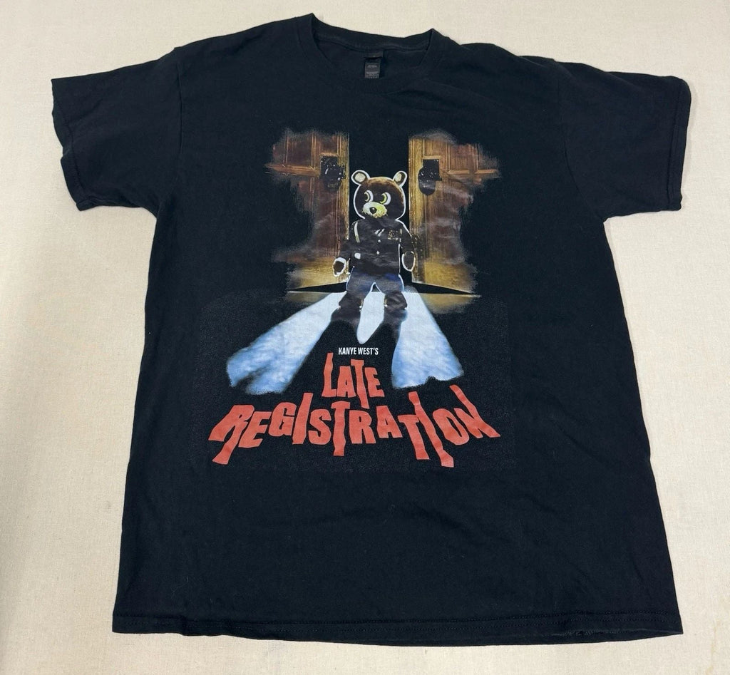 Vintage 2005 Kanye West Late Registration Tee Shirt Men L Touch The Sky Tour 13 Unisex