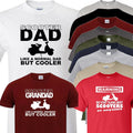 Scooter T Shirt Dad Grandad Or Warning Design Fathers day or Christmas Gift Unisex