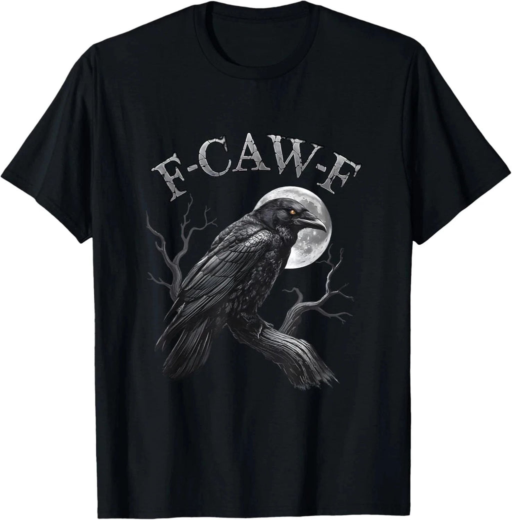 Black Crow, F-Caw-F Funny Black Bird Saying Humor Meme Unisex Unisex