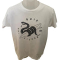 QUIKSILVER Snake Wrapped Around Surfboard Tee Shirt Men M Medium Unisex