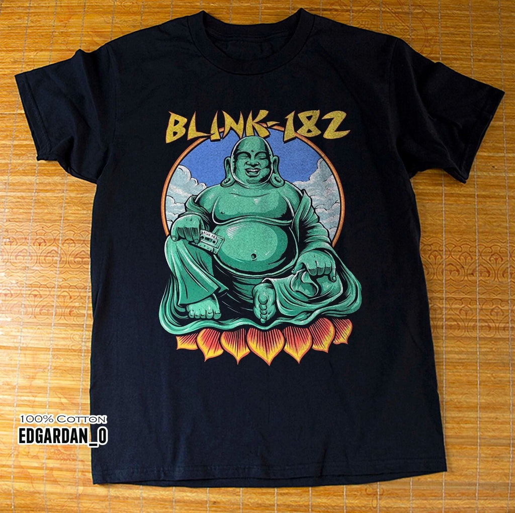 Blink-182 Buddha Punk Rock Music Unisex Black Size S-5XL Unisex
