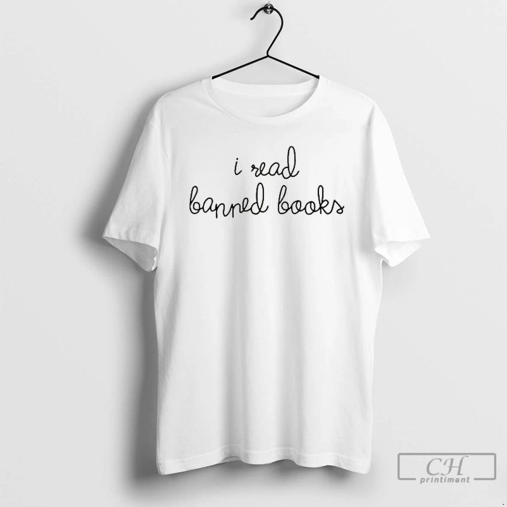 Classic Heather Dubrow I Read Banned Books T Shirts Unisex