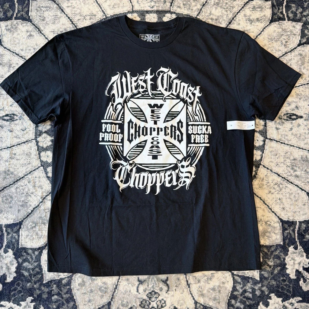 West Coast Choppers Men's Short Sleeve XL Jessie James Vintage Style NWT Unisex