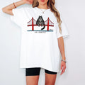 Project Hail Mary Cat Shirt, Golden Gate Bridge Retro Sci-Fi Graphic Tee Unisex