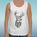 Canotta " Deer " Gift Idea Road To Happiness Unisex