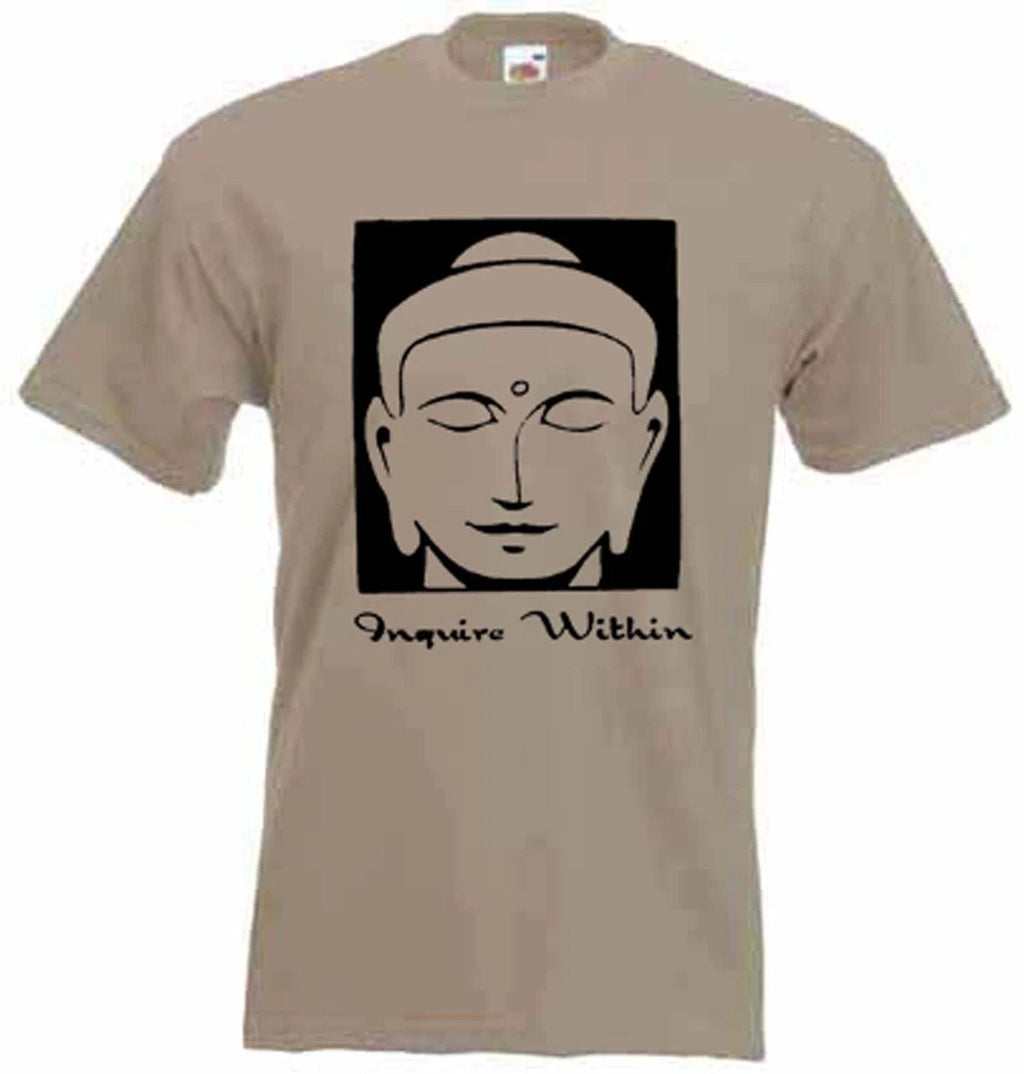 INQUIRE WITHIN - Buddhist Meditation Yoga Buddha Buddhism -Colour Choice Unisex