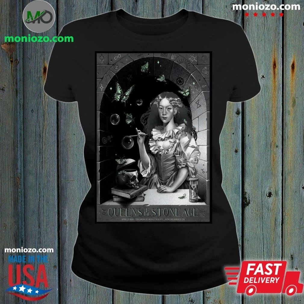 Original QOTSA Rancho Mirage CA On Apr 25 2026 Poster Shirt Unisex