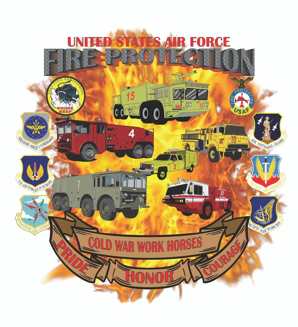 USAF Fire Protection Cold War Shirt Unisex