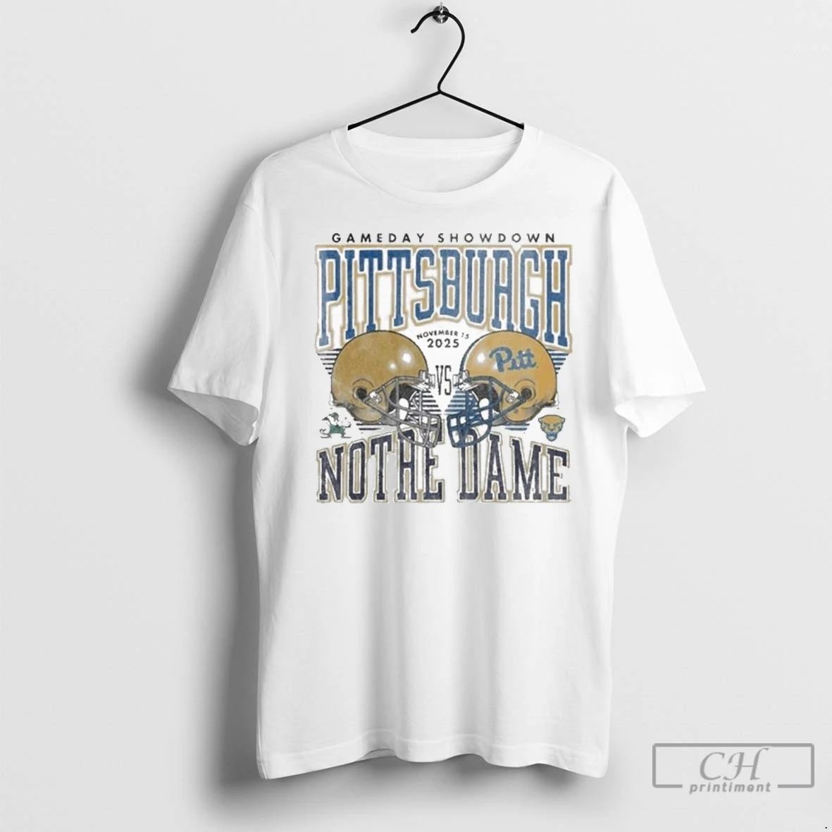 Premium Gameday Football 2025 Pitt Panthers Vs Notre Dame Fighting Irish Matchup Unisex