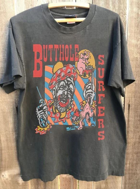Butthole Surfers Band Classic Style Charcoal Unisex Tshirt Reprint S-5XL KH17734 Unisex