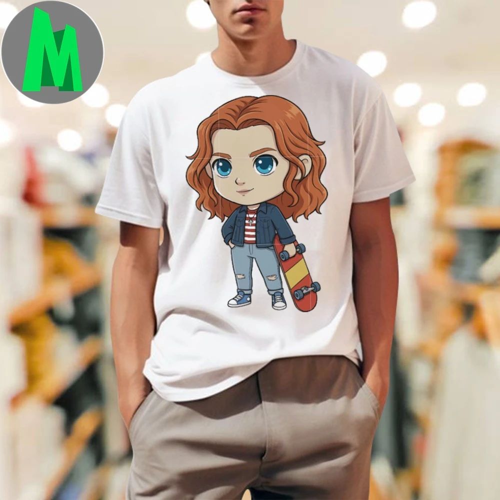 Max with skateboard chibi shirt Unisex