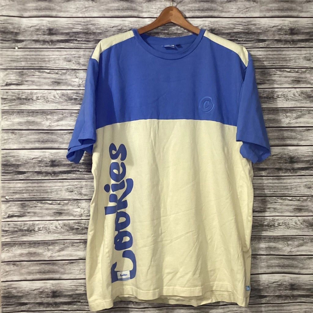 Cookies SF Shirt Mens 3XL Blue White Fresh Daily Graphic Tee Streetwear Hip Hop Unisex