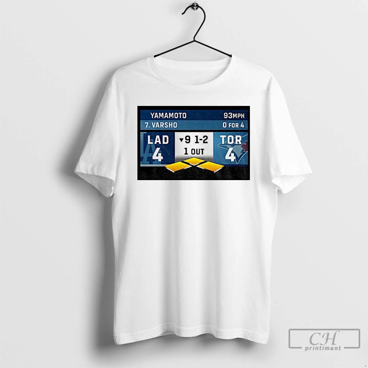 Premium Los Angeles Dodgers Bottom Of The 9th Lad 4 4 Tor T Shirts Unisex