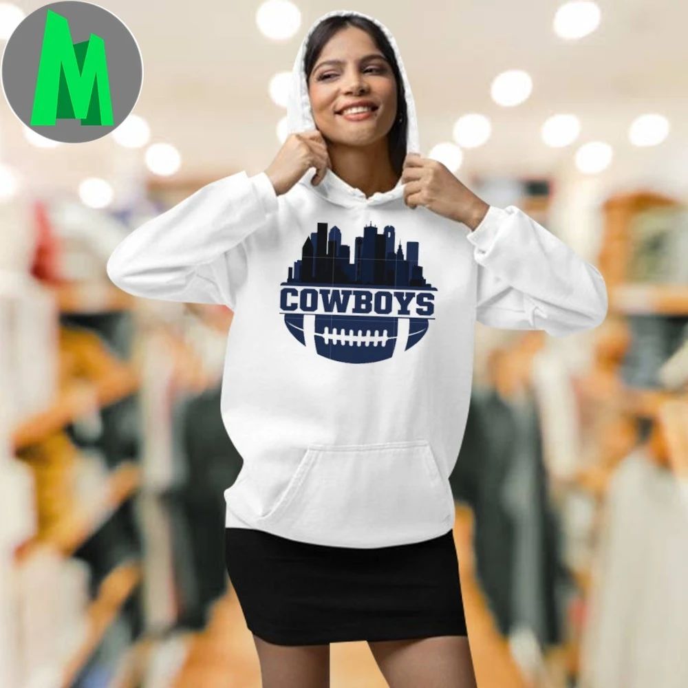 Cowboys football skyline logo and city Shirt Unisex