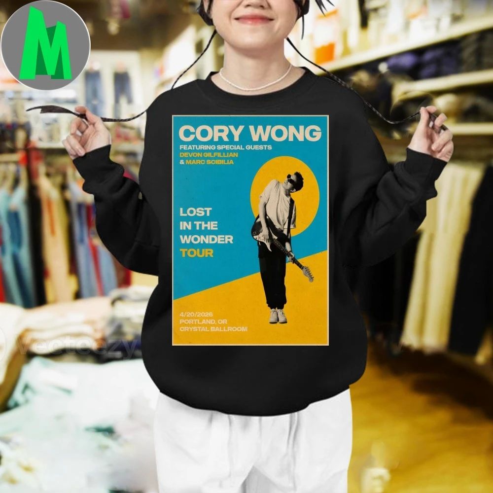 Cory Wong Apr 20 2026 Portland Tour Poster Shirt Unisex
